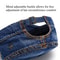 Denim Military Flat Top Cap Big Head Sun Protection Casual Baseball Hat 3