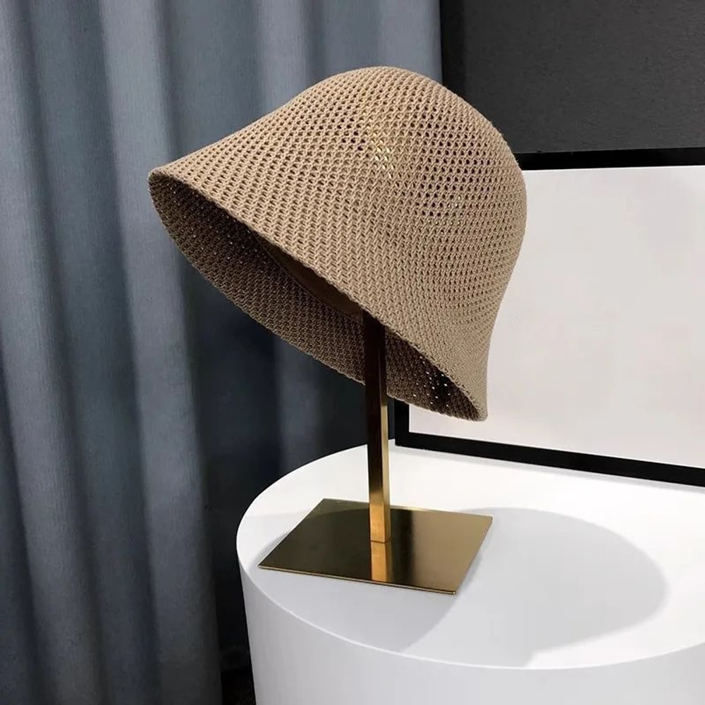 Womens Summer Breathable Bucket Hat Lightweight Beach Outdoor Sun Cap 9