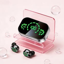 tws wireless bluetooth earbuds with mic & charging case