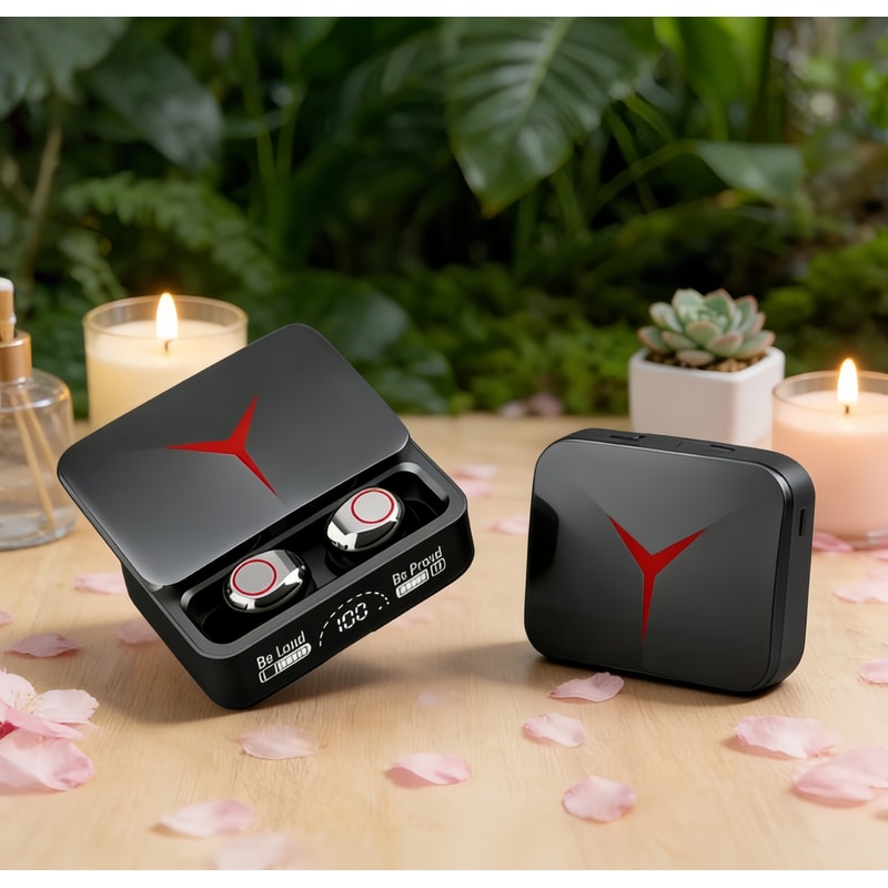 Premium TWS Bluetooth Earbuds Wireless Headphones with Touch Control & HiFi Stereo