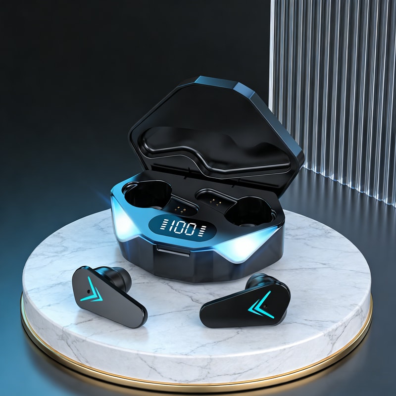 Wireless Gaming Headset with Mic TWS Bluetooth Earbuds