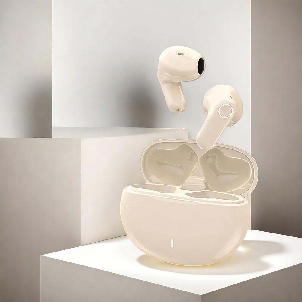 Mini TWS Wireless Bluetooth Earbuds With Smart Noise Cancelling Headphones And High Fidelity Sound 1