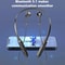 AuraTune Pro Wireless Neckband Headphones with Mic Stereo Sports Bluetooth Earphones