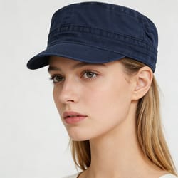 vintage washed cotton military cap unisex casual army hat with adjustable fit