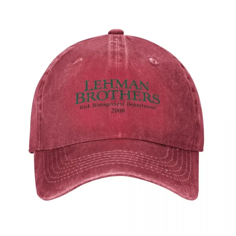 Lehman Brothers Finance Meme Hat Distressed Retro Wall Street Humor Trucker Cap 4
