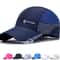 Mens Outdoor Sunshade Travel Hat Breathable Baseball Cap Adjustable Summer Hat For Sports Leisure 0