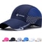 Mens Outdoor Sunshade Travel Hat Breathable Baseball Cap Adjustable Summer Hat For Sports Leisure 0