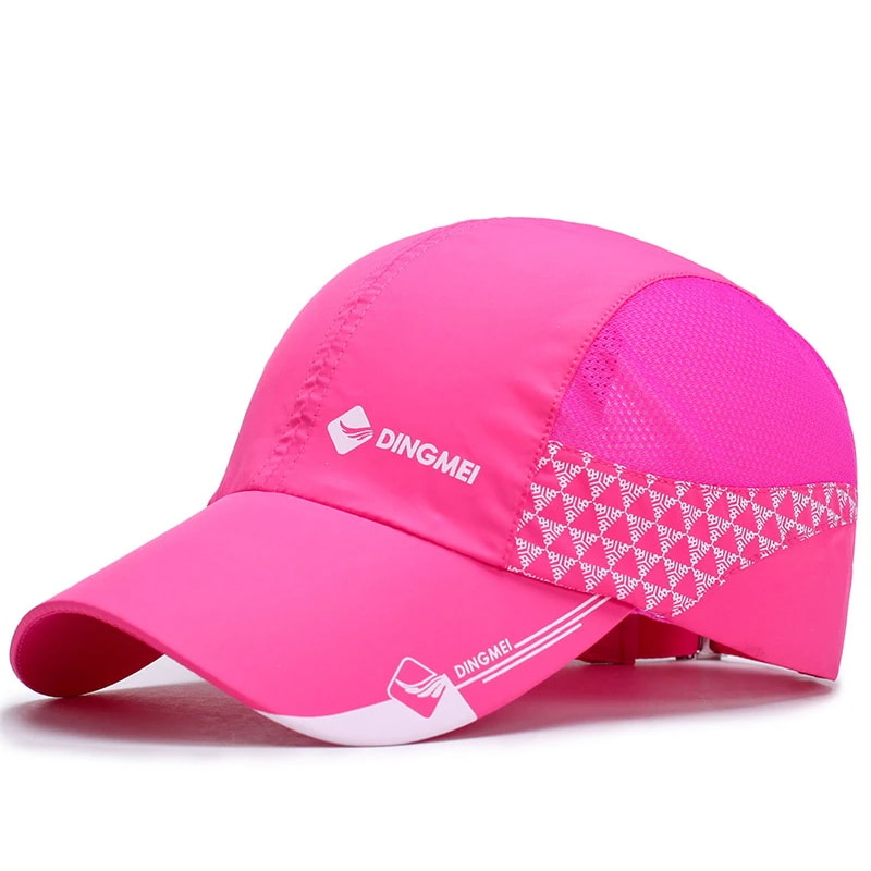 Mens Outdoor Sunshade Travel Hat Breathable Baseball Cap Adjustable Summer Hat For Sports Leisure 4