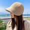 Waffle Knit Sun Hat For Women Packable Beach Hat UV Visor 0