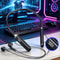 HiFi Sound Wireless Bluetooth Neckband Headphones Long Battery Life Noise Reduction Sports Gamer Ea 0