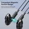 Wireless Neckband Earphones With Bluetooth Gaming LED Power Display And Magnetic Sport Earbuds 2