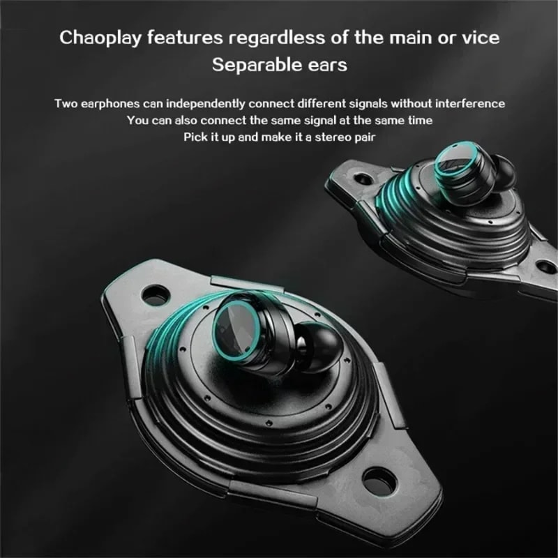 Waterproof Touch Control Wireless Earbuds with Noise Reduction