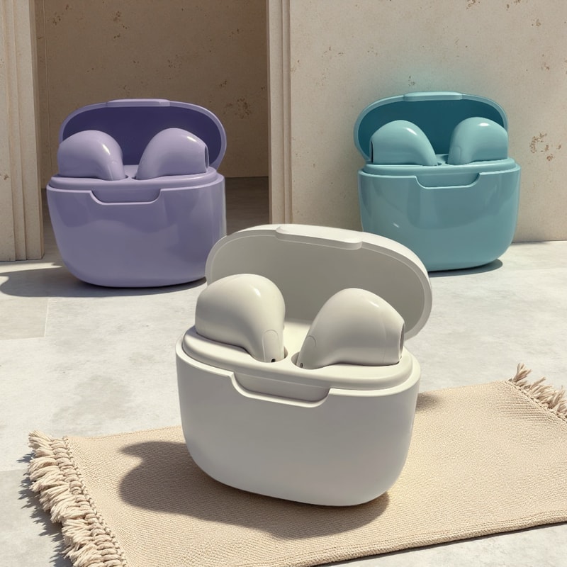 Wireless Bluetooth Earbuds Macaron Low Latency Gaming Headset with Ultra Long Battery Life