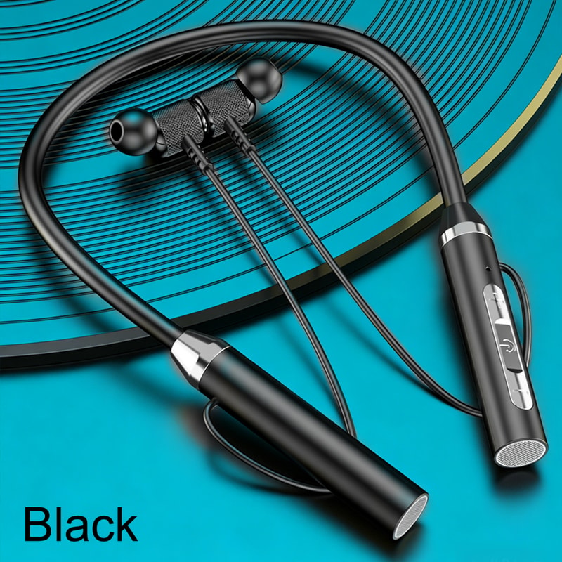 Magnetic Bluetooth Wireless Neckband Earphones With Mic 5