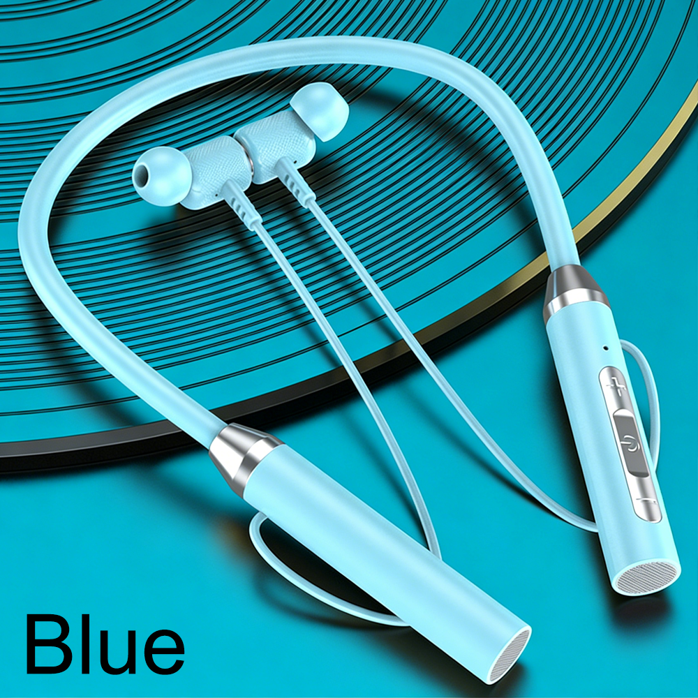 Magnetic Bluetooth Wireless Neckband Earphones With Mic 6