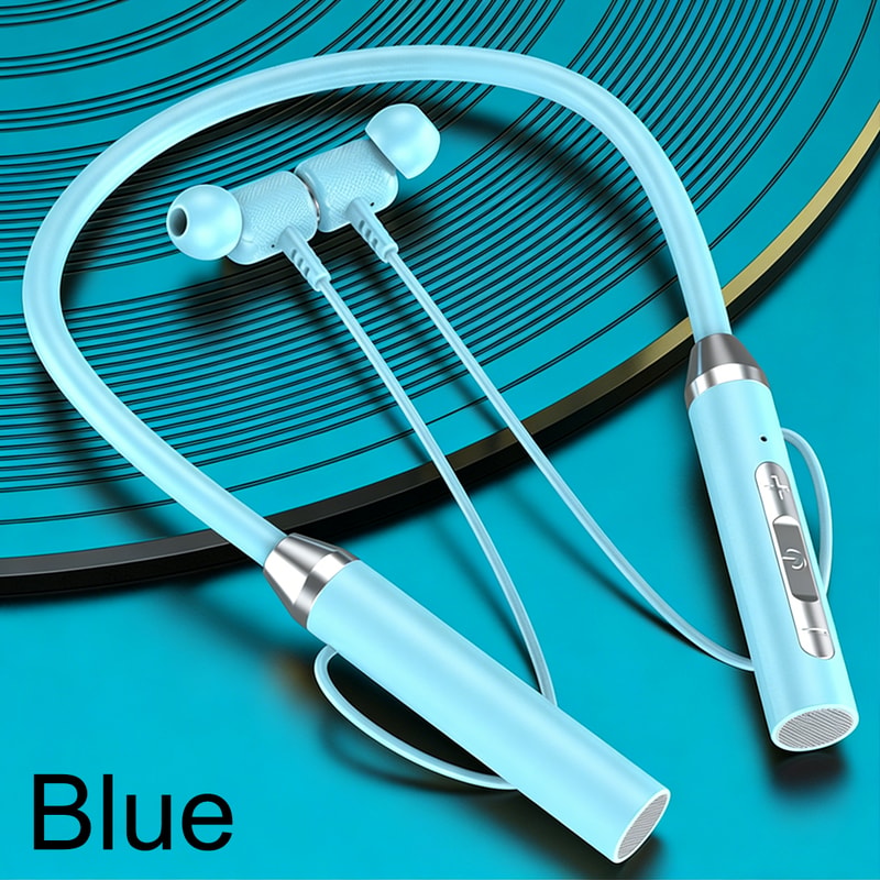 Magnetic Bluetooth Wireless Neckband Earphones With Mic 6
