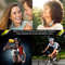 Retractable Wireless Neckband Bluetooth Headphones Noise Cancelling Workout Earbuds