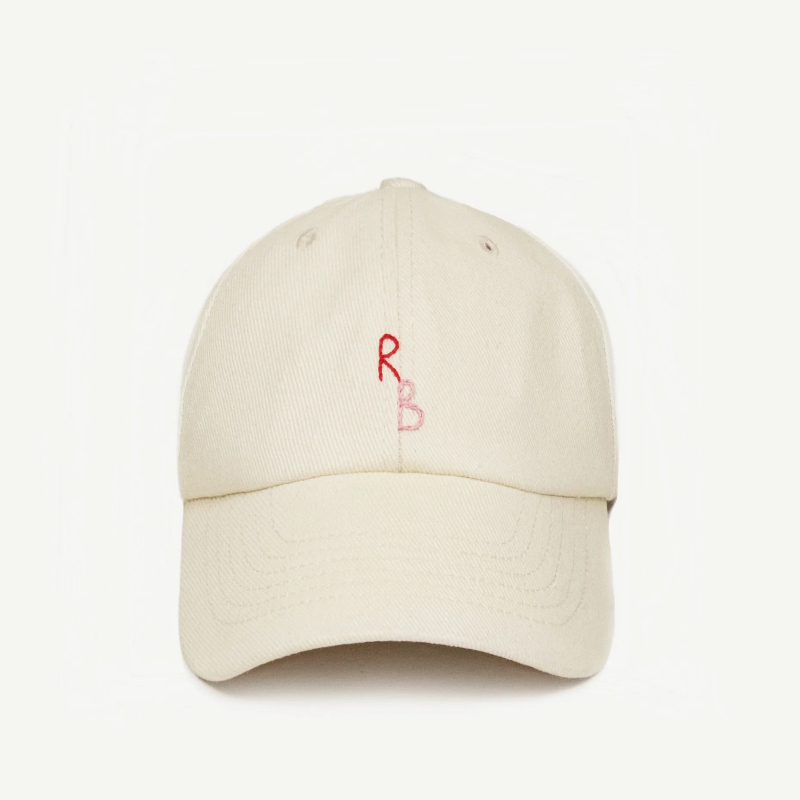 Hand Dyed Monogram Cotton Baseball Cap With Embroidered Initial 5