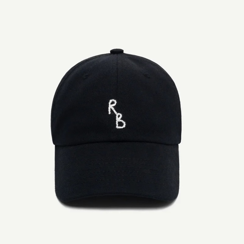 Hand Dyed Monogram Cotton Baseball Cap With Embroidered Initial 6