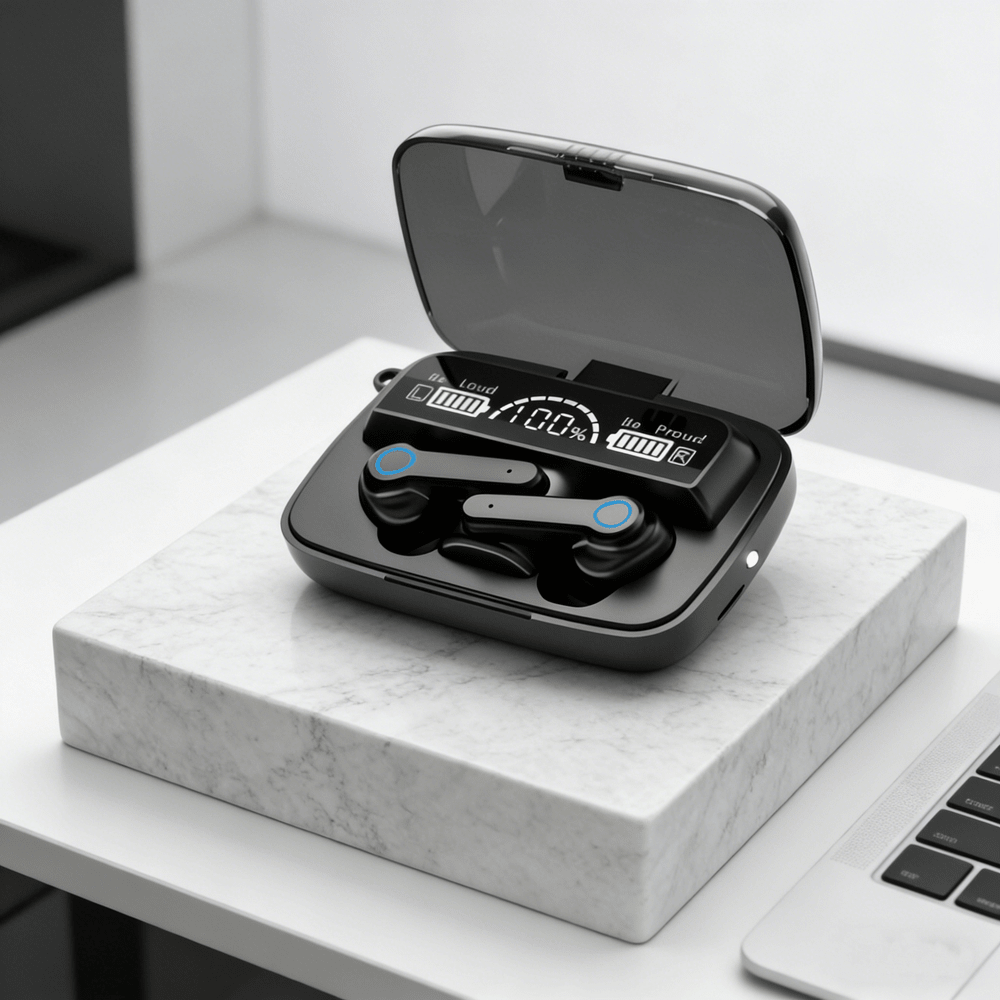 Waterproof Wireless Bluetooth Earbuds With Smart Touch Control 0