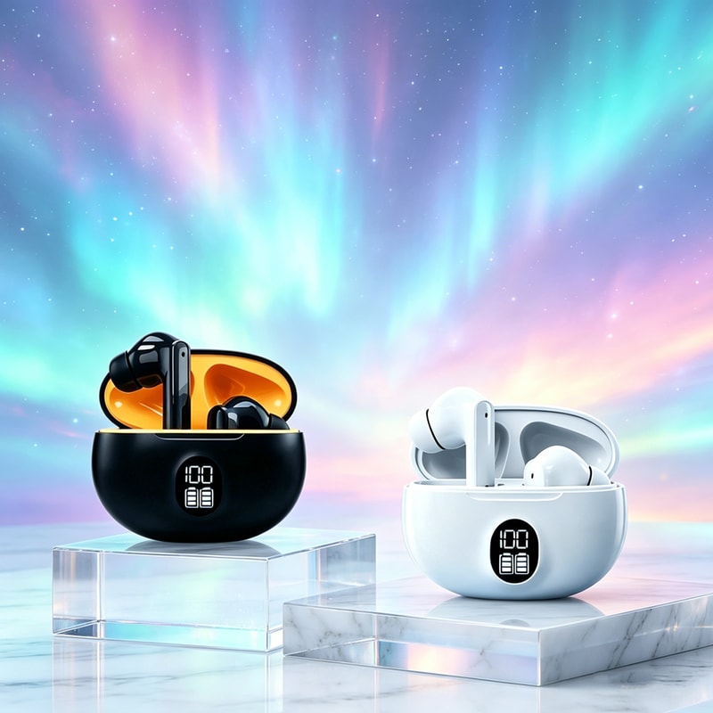 SoundGlide Waterproof TWS Wireless Earbuds