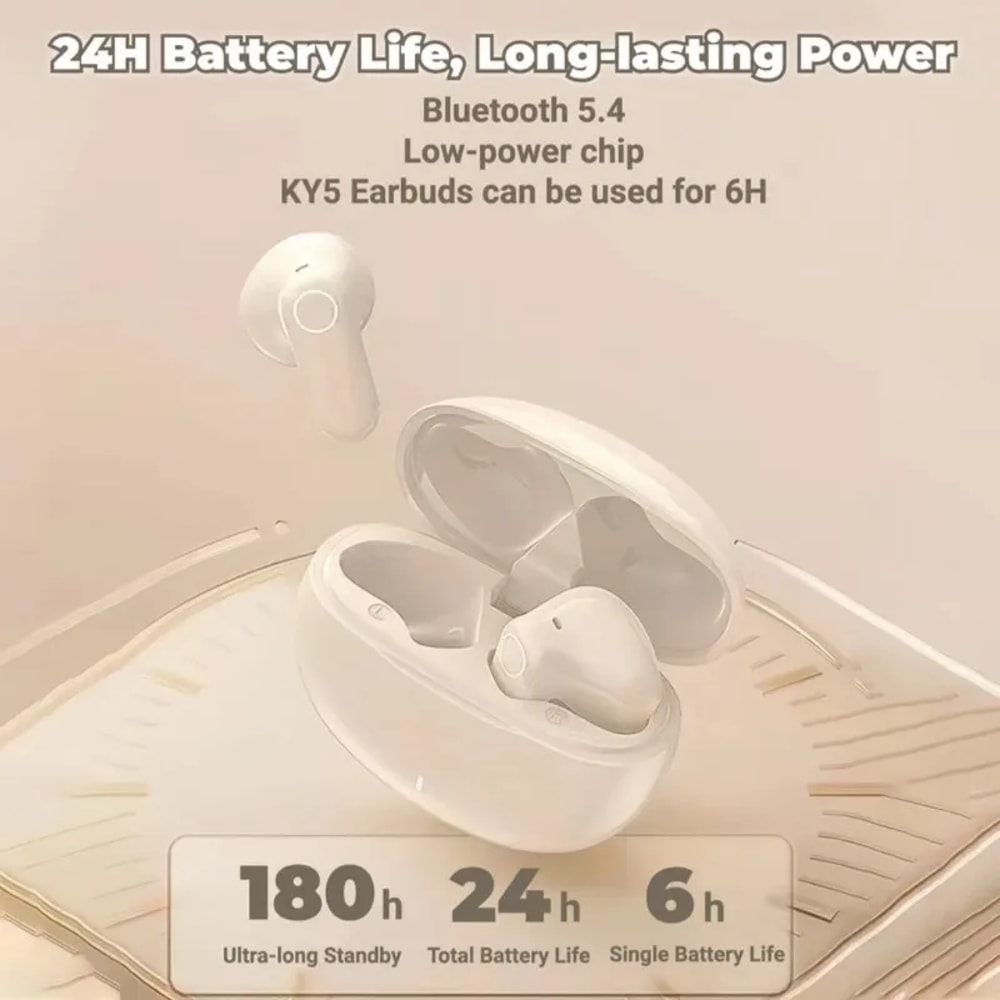 Wireless Bluetooth Earbuds With Active Noise Cancelling For Gaming And Music 5