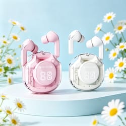tws wireless bluetooth headphones noise canceling heavy bass earbuds for sports and gaming