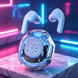 tws wireless headset bluetooth sports game noise reduction earplug deep bass touch control for smartphones