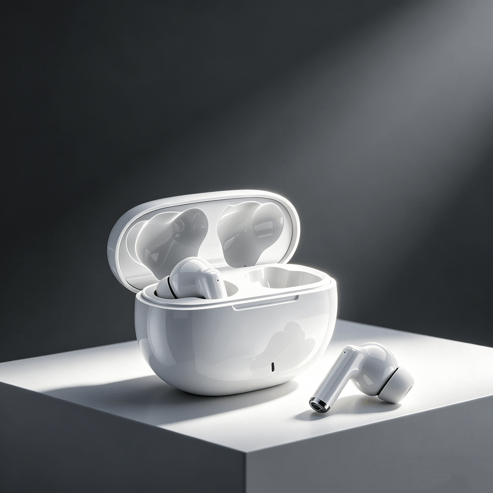 TWS Wireless Earbuds HiFi Bluetooth Headphones with Noise Reduction & Waterproof Touch Control