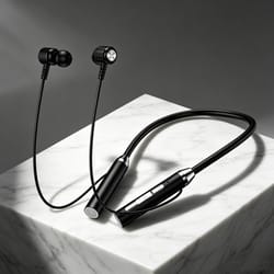 bluetooth neckband sports headset with mic