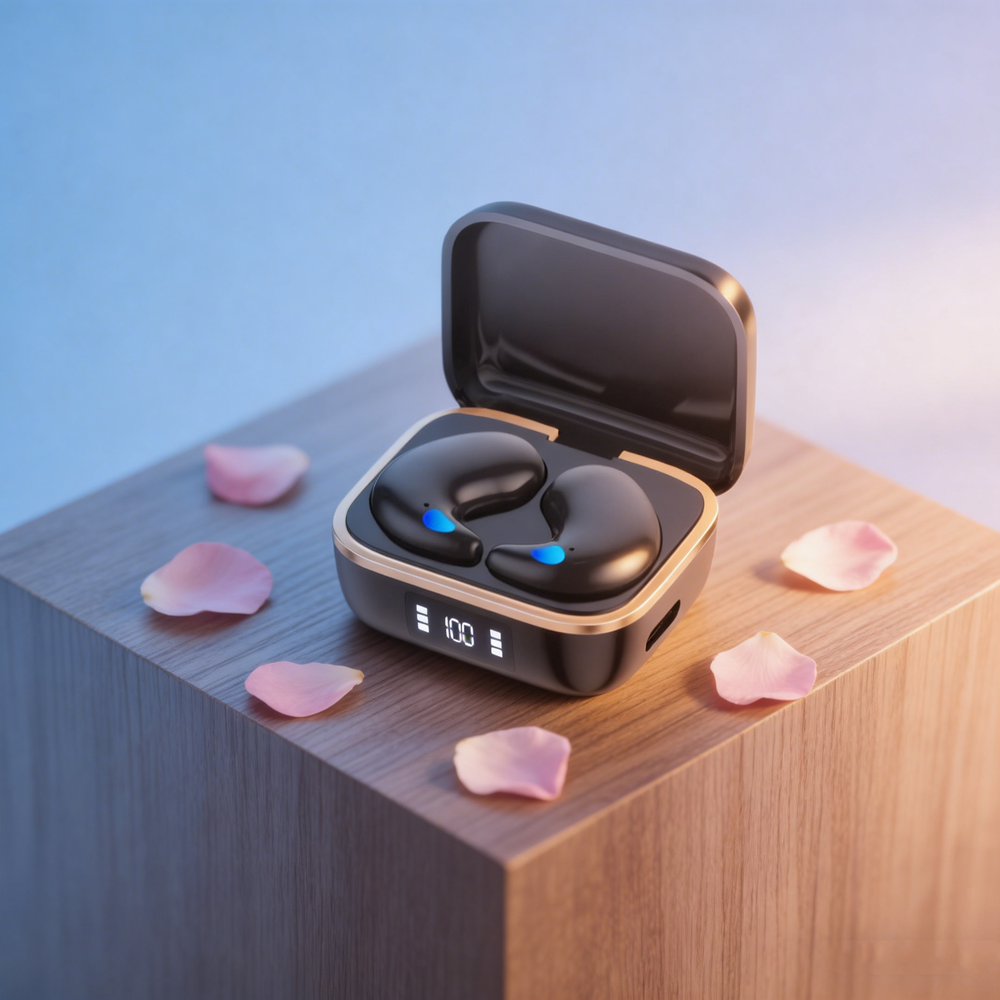Mini Wireless Sleeping Earbuds with HD Mic for Sleep Work and Sport