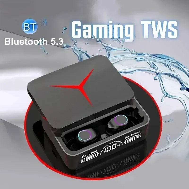 Touch Control Wireless Earbuds Bluetooth Earphones with Mic for Sport and Gaming