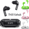 Smart Display TWS Wireless Earbuds with Bluetooth Stereo Sound and Microphone