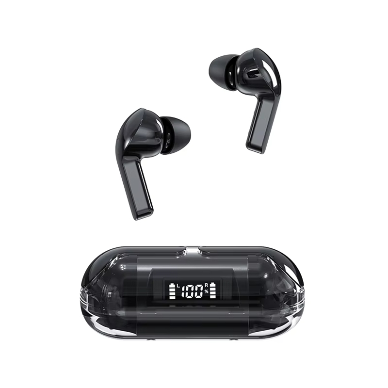 Smart Display TWS Wireless Earbuds with Bluetooth Stereo Sound and Microphone