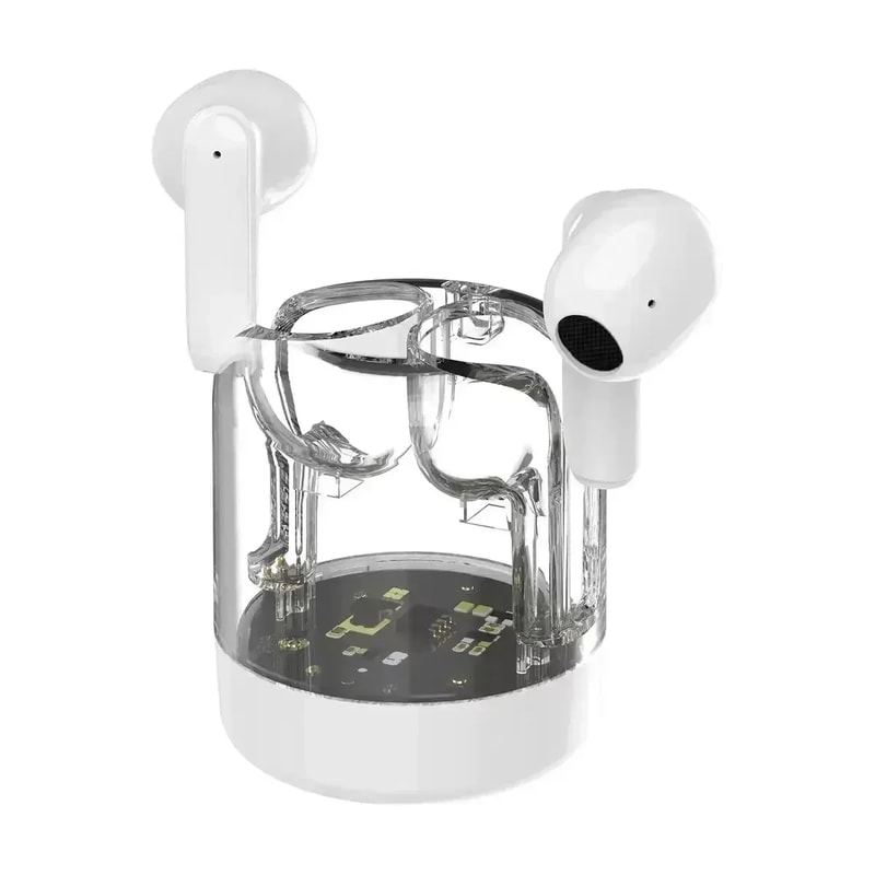 LED Bluetooth Gaming Earbuds with Noise Cancelling Fit