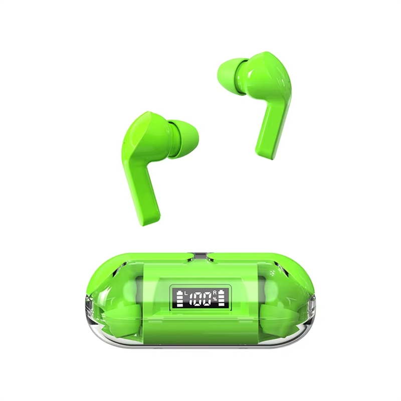 Smart Display TWS Wireless Earbuds True Stereo Bluetooth Headphones with Microphone