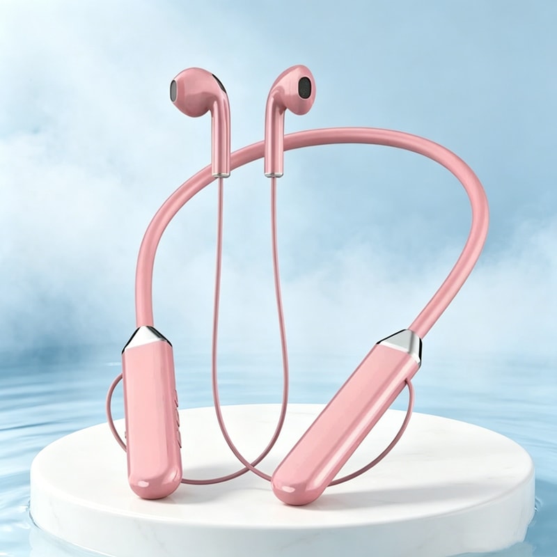AuraStream Wireless Neckband Headphones HiFi Sound And Extreme Battery Life For Sports And Gaming 0