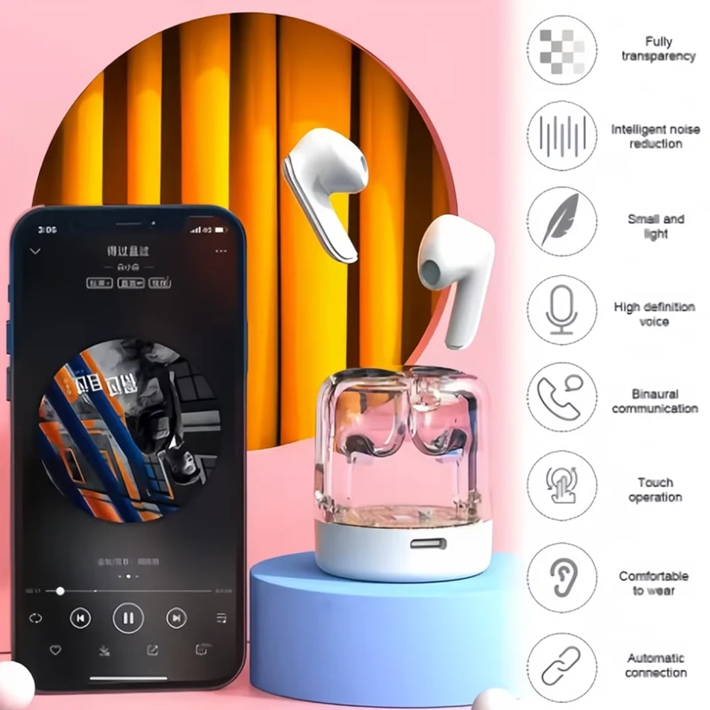 True Beats Pro TWS Wireless Earbuds with Heavy Bass & Noise Cancelling
