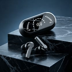 pulseaudio tws wireless bluetooth earphones deep bass sports earbuds with noise reduction & touch control