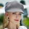 Chic Breathable Summer Straw Octagonal Hat Lightweight Sun Protection Newsboy Cap For Women Beach T 6