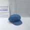 Vintage Denim Octagonal Newsboy Cap For Women Chic Retro Casual Beret 6