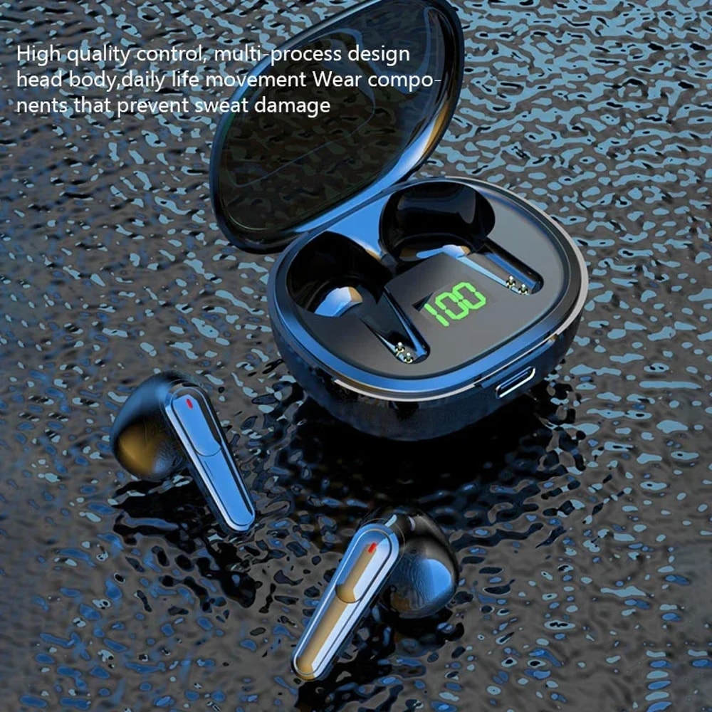 Apex Sound TWS Wireless Sports Earbuds with LED Display and Gaming Mode