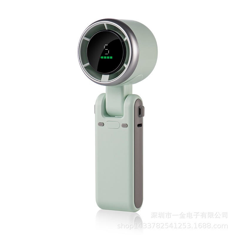 FrostStream Pro Portable Handheld Turbo Fan High Speed Ice Cooling Personal Fan With Smart LED Disp 6