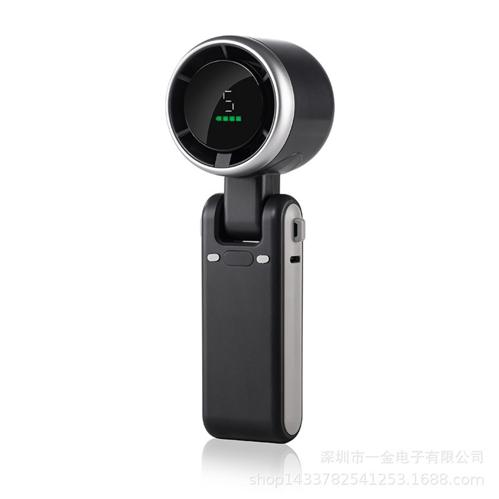 FrostStream Pro Portable Handheld Turbo Fan High Speed Ice Cooling Personal Fan With Smart LED Disp 7