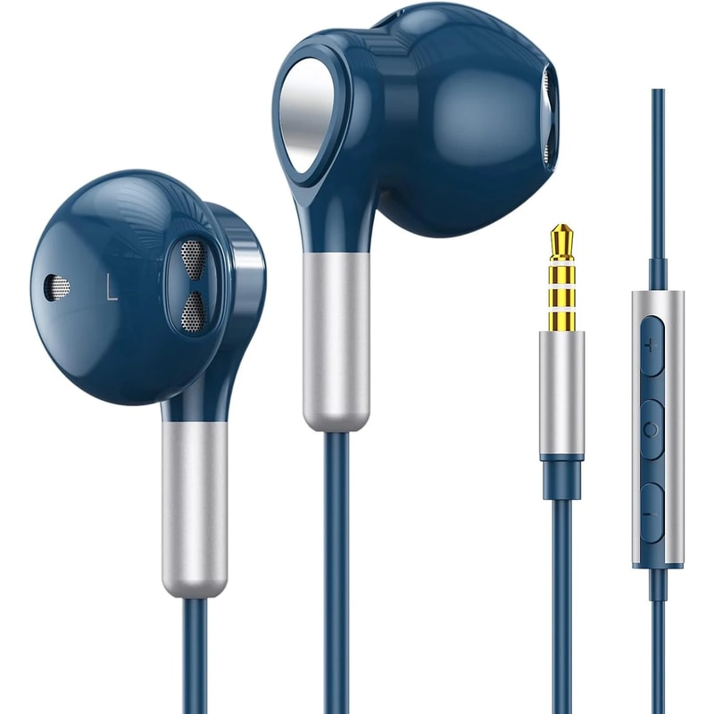 HiFi Wired Earbuds With Mic Noise Isolating Heavy Bass In Ear Wired Headphones 6