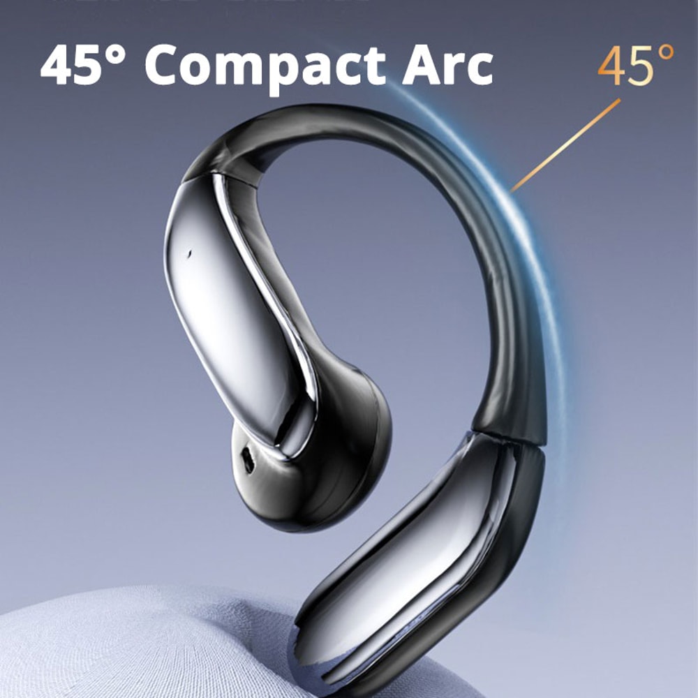 RunBeat Open Ear Wireless Headphones with AI Dual Mic and Deep Bass