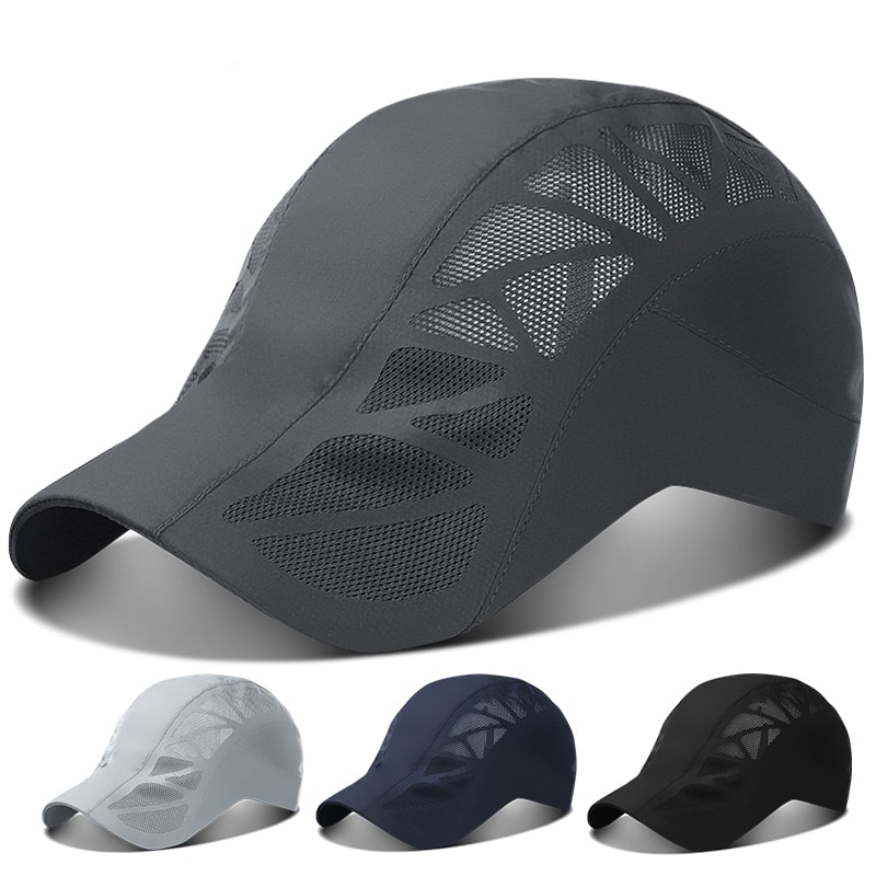 Premium Breathable Mesh Sun Hat For Men Quick Dry Outdoor Sports Golf Cap 1