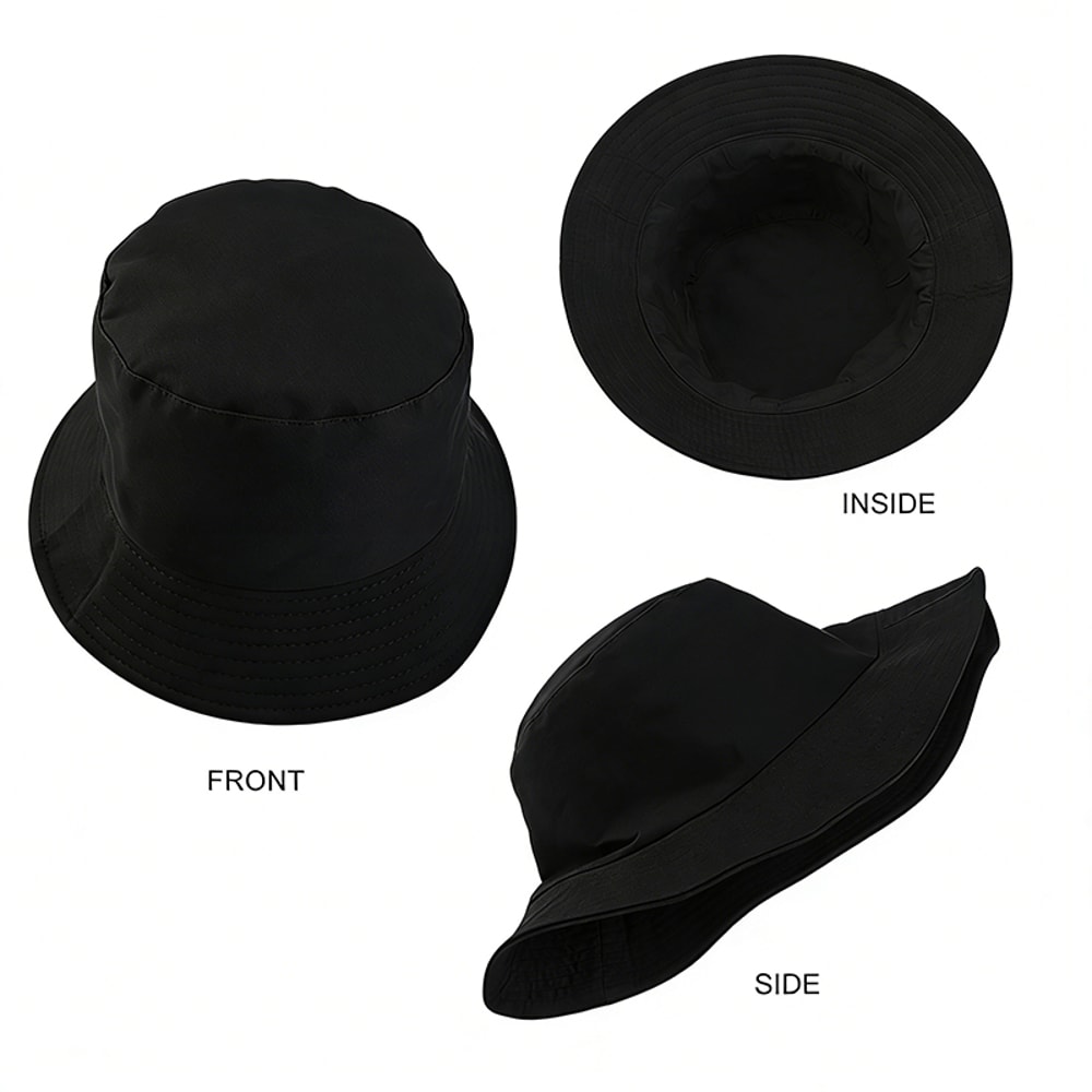 Foldable Unisex Sun Hat Reversible Bucket Hat Fisherman Cap 2