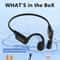 Open Ear Bone Conduction Bluetooth Headphones with ENC Noise Cancellation