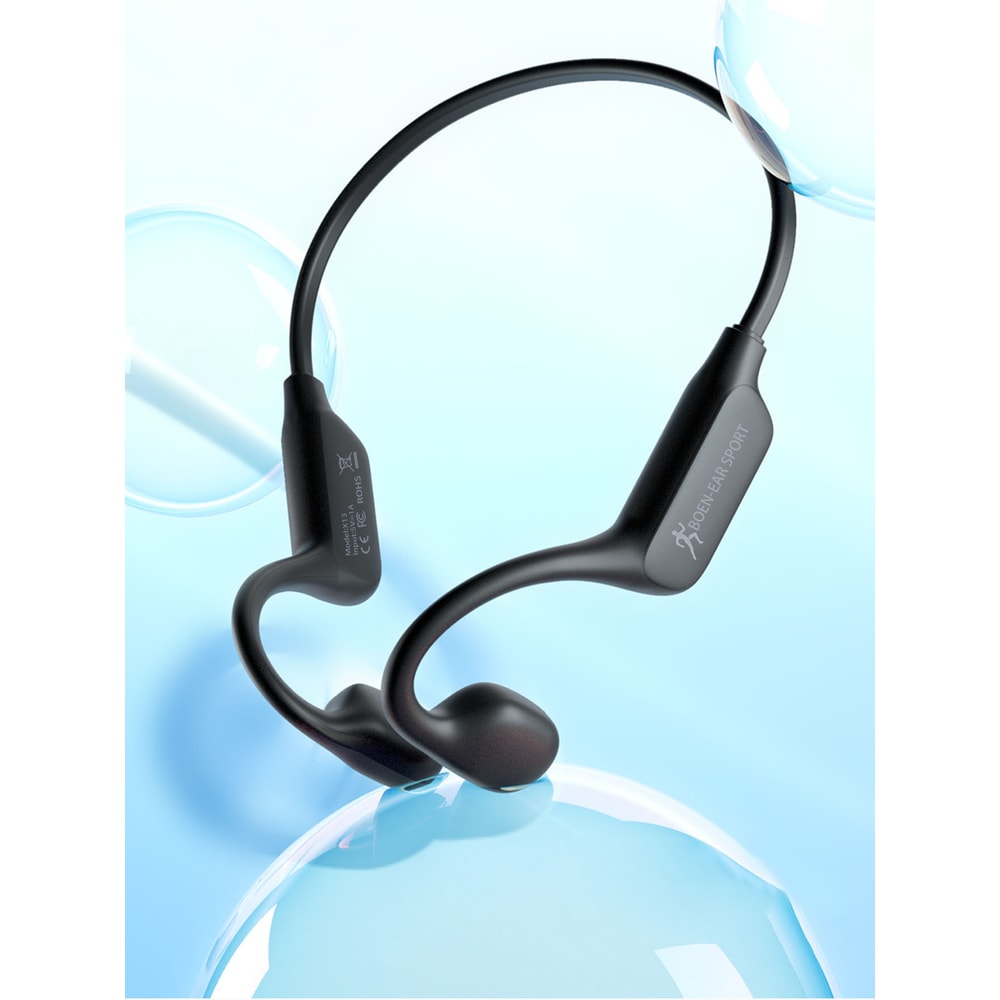 Open Ear Bone Conduction Bluetooth Headphones with ENC Noise Cancellation